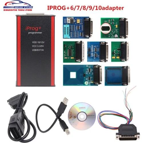 OBD2 Diagnostic iPROG+ Iprog Pro Programmer V85 3in1 IMMO + Mileage Correction + Airbag Reset Replace Carprog/Digiprog/Tango