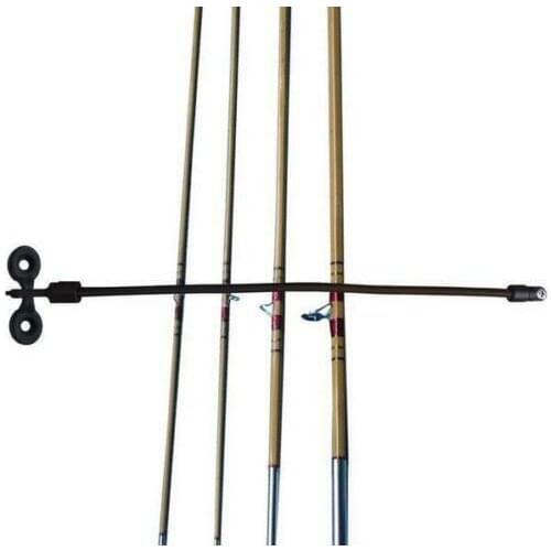 23" Kayak Boat Fishing Rod Tamer Strap Saver Deck Mount Connector Rod Hold Down
