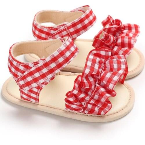 Baby Girls Sandals Sandalias Deportivas Niña Summer Soft Sole Flat Princess Dress Shoes Infant Non-slip First Walkers