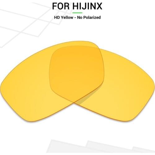 Mryok Replacement Lenses for-Oakley Hijinx Sunglasses HD Yellow