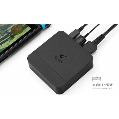 USB3.0 Cooling Fan Charging Stand Charger Dock Mount for Nintend Switch Console Mobile Phone USB C/AV Adapter/HD 2K 4K Output