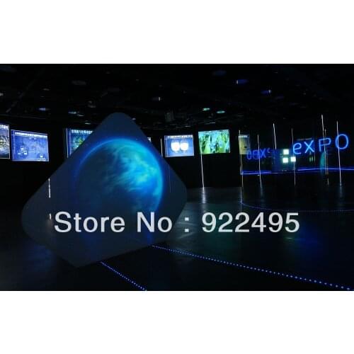 On sale!) (1.524mx3m) gray rear projection film(shop window), Holographic Projection screen ---Free shipping