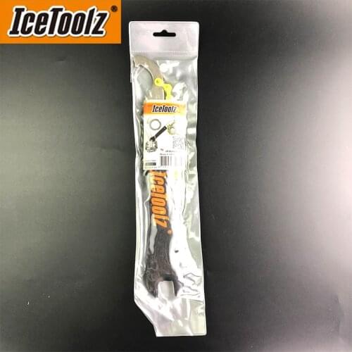 IceToolz Bicycle Pedal Wrench Tools 34S2 For Single Speed Chain 34S4 For Multi-Speed Chains 15mm Bike Repair Tools