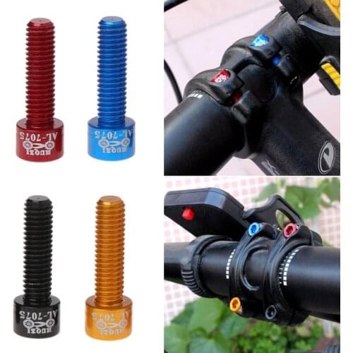 4pcs/bag Bicycle Handlebar Stem Screw M5x17mm Aluminum Alloy Bolt Fixed Gear MTB PXPF