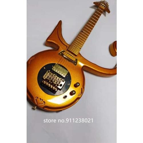High-quality guitars, golden shaped guitars, high-end guitars, stock, really photos, free shipping