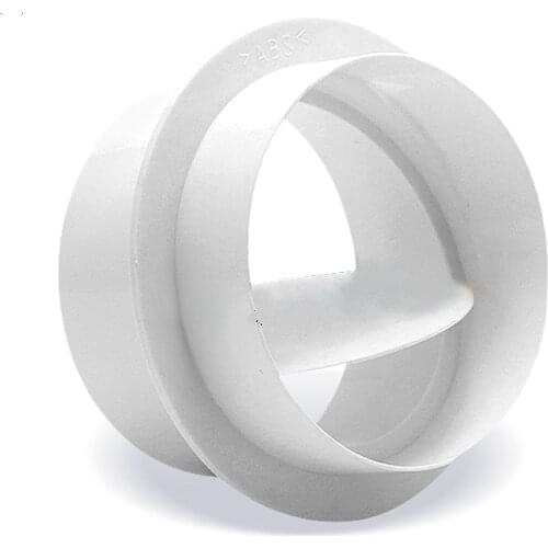 PVC exhaust fan check valve round pipe check valve Bathroom ventilation fan air duct One-way value 80/100/125/150/200 mm