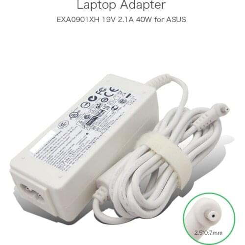 19V 2.1A 40W 2.5*0.7mm Power Supply AC Charger for ASUS EEE PC 1001PXD X101CH X101 X101H X101CH EXA0901XH AD6630 Laptop Adapter