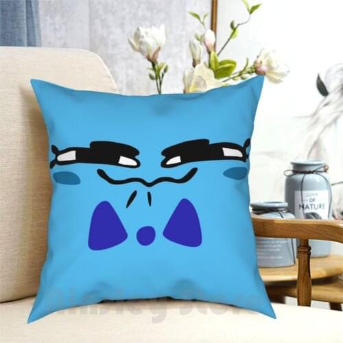 Snipperclips Blue Pillow Case Printed Home Soft Throw Pillow Snip Snipper Snippers Clip Clips Ah Achievement Hunter