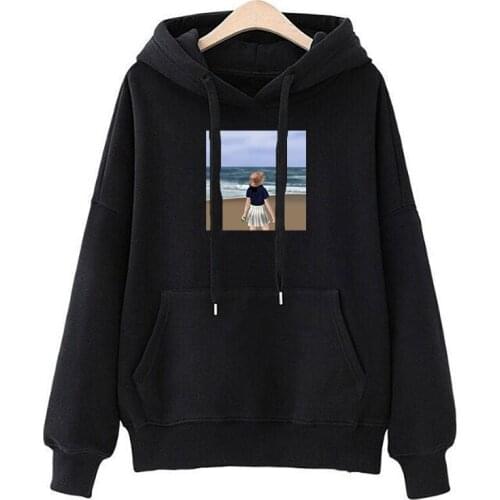 Women Funny Graphics Print Graphics Hoodies Long Sleeve Sweatshirts Harajuku Hip Hop Casual Pullovers Hooded Streetwear Tops