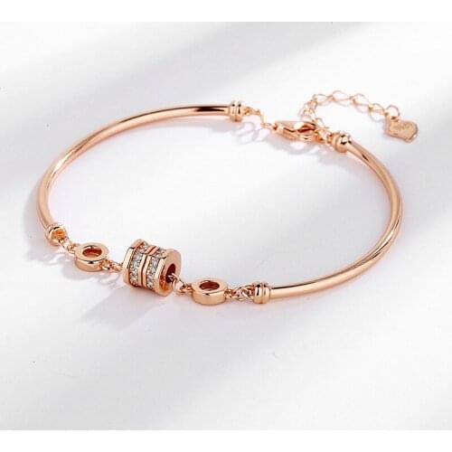 S925 Sterling Silver small waist Bracelet womens niche design high-level feeling, light luxury and diamond inlaid Bracelet