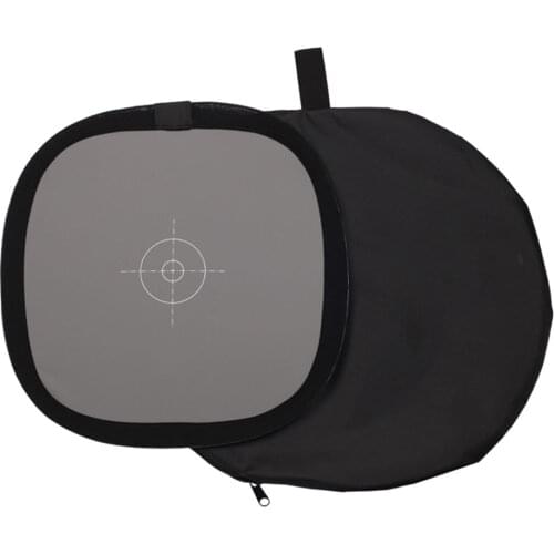 12'' Inch 30CM 2in1 Portable Reflector Gray Card Photographic White Balance Focus Board Studio Supplies Foldable Photographic