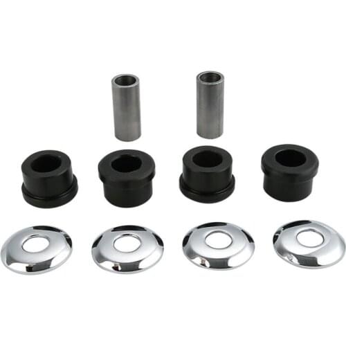 Black Polyurethane Handlebar Bushings For Harley Sportster XL 1200 883 1973-2003 Big Twin 1973-2018 Fat Bob Wide Glide Heritage