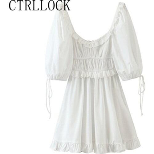 Белые летние платья CTRLLOCK China At AliExpress