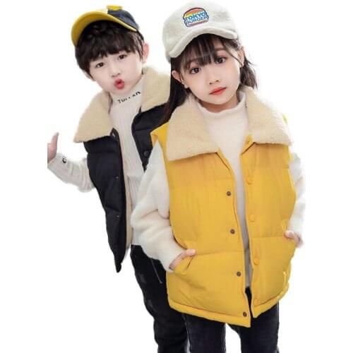 Childrens Vest Warm Sleeveless Jacket Childrens Vest Childrens Vest Boys And Girls Winter Vest Jacket Childrens Wear Vest