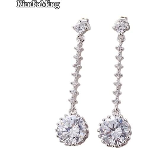 Low Price Elegant Women Long Shaking Party Earrings in Fashion Jewelry LSE040