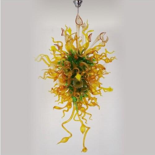 Art Glass Handmade Light Decoration Lamp Handmade Blown Glass Chandelier Lighting