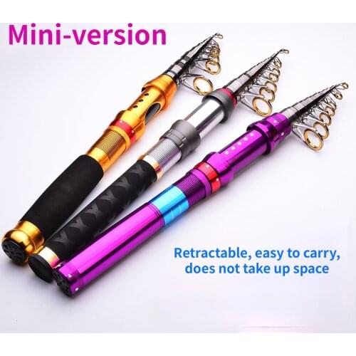New Style Fishing Rod Convenient Carriable Mini Version Carbon Short Connector Sea Fishing Rod 1.5-3.6M