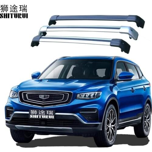 Roof bars For Geely BO YUE pro Aluminum Alloy Side Bars Cross Rails Roof Rack Luggage