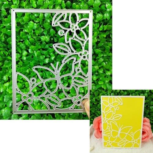 Suitable for Christmas metal cutting die and DIY scrapbook album 3D greeting card making creative butterfly frame 2021 NEW
