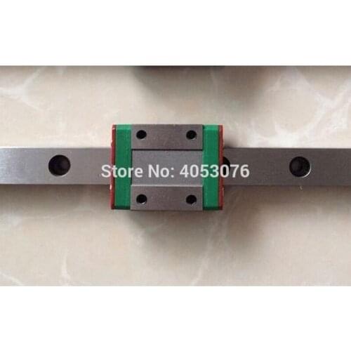 Linear guide MGN12 miniature linear rail slide 2pcs MGN12- 1300mm linear rail guide +4pcs MGN12H carriage for cnc parts