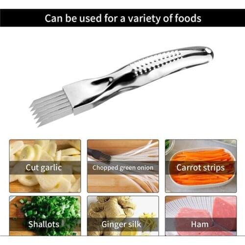 Multifunction Manual Food Chopper Stainless Steel Onion Cutter Graters Shred Silk Knife Vegetable Garlic Cutter Speedy