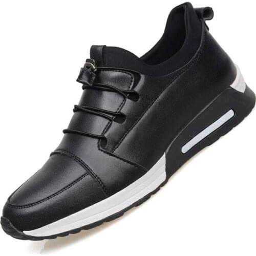 New Hot Sale Fashion 2017 Men Shoes Pu Leather Casual Breathable Comfortable Lace Up Flat Shoes Quality Shoes Men Spring Autumn