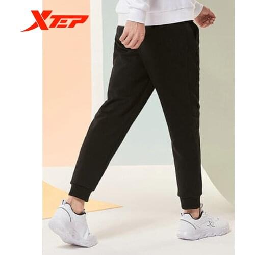 Xtep Mens Sports Trousers 2020 Autumn New Style Knitting Comprehensive Training Fashion Casual Pants 880329630265