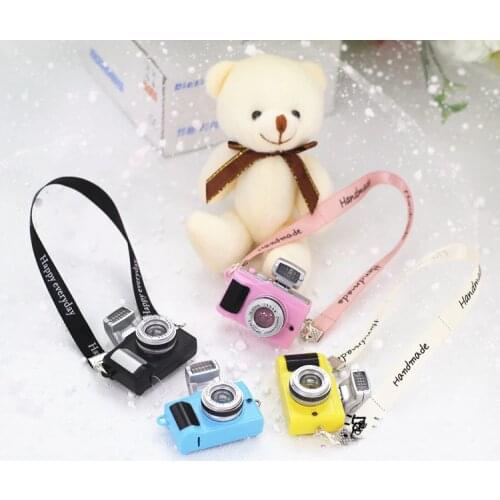 New Simulation Lovely Black Camera BJD 1/4 1/6 MSD YOSD Azone MDD Doll Accessories