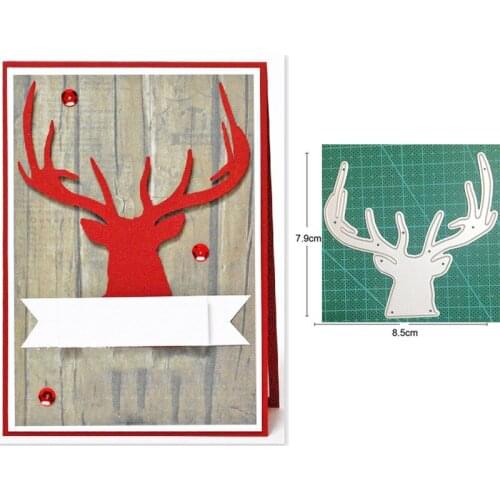 2021 New metal cutting dies cut die mold Christmas Deer Scrapbook paper craft knife mould blade punch stencils dies Cutting dies