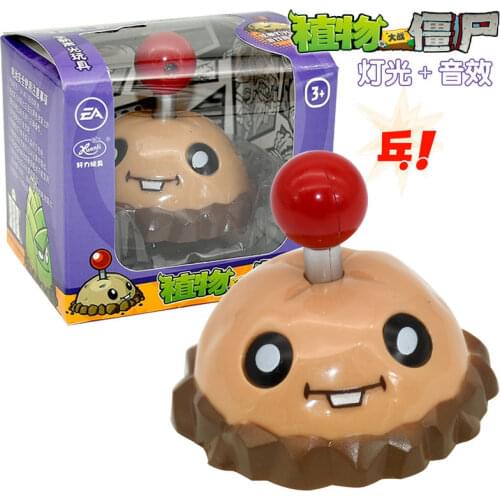 Plants Vs. Zombies Genuine Toy Boy New Product Electric Sound and Light Potato Mine Toy Sunflower Toy