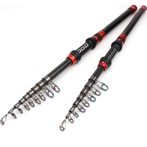 Portable High Carbon 1.8m2.1m2.4m2.7m3.0m3.6m Fishing Rod Spinning Telescopic Spinning Rod Ultralight Rock Fishing Rod pescar