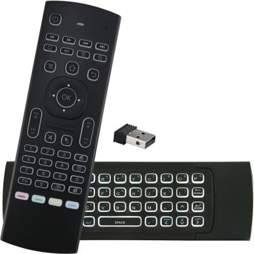 MX3 MX3-L Backlit Air Mouse T3 Smart Voice Remote Control 2.4G RF Wireless Keyboard For X96 mini KM9 A95X H96 MAX Android TV Box