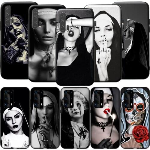GX217 Sister Nun Silicone Case for Honor 6A 7A 3GB 7C 7X 8 8A 8X 8C 9 10 Lite View 20S 9A 10X Max Pro