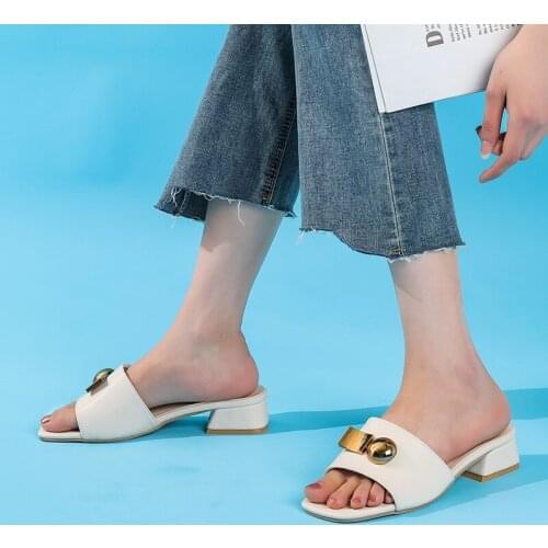 Outer Wear Large Size Sandals Female Summer 2021 New European And American Vacation Travel Beach 2021 Flat-bottomed Slippers