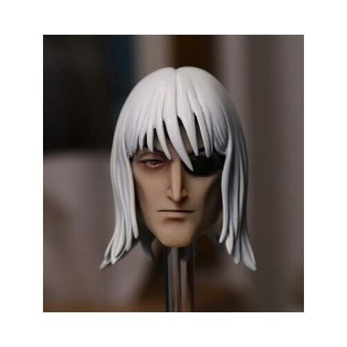 1/6 Japanese Anime head sculpt strange DR. Qin DR. QIE MU head sculpt / DR. Qin Head for 12" collectible action figure DIY