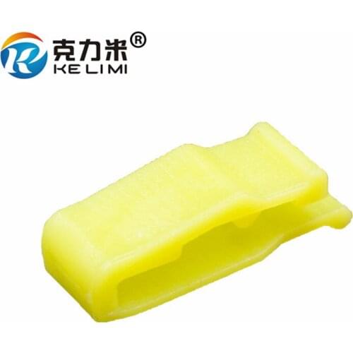100Pcs Auto Instrument Panel Fixed Clips Console Dash Dashboard Yellow Car Trim Fastener Retainer Clips