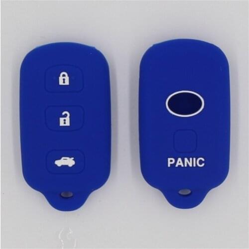 3PC Silicone Rubber Car Key Case Protector Cover For Toyota CAMRY 2012 2013 2014 2015 Corolla 2014 2015 Fob