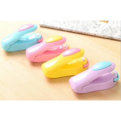 30pcs Portable Bag Clips Handheld Mini Electric Heat Sealing Machine Impulse Sealer Seal Packing Plastic Bag