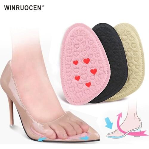 4D Sponge Pads Forefoot Soft Shoes Cushions High Heel Shoes Anti-Slip Resistant Insole Insert Women shoes Insoles Foot Care