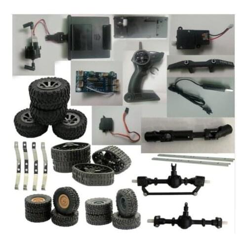 FY001 M35-A2 RC Car RTR spare parts Front and rear axle Wave box servo Receiver tire charger Drive shaft Camera Front bumper etc
