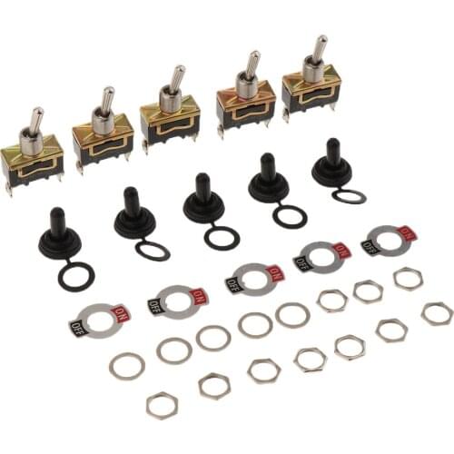 Car Boat Home Cover Rocker Toggle Switch SPST ON/OFF 2Pin Control