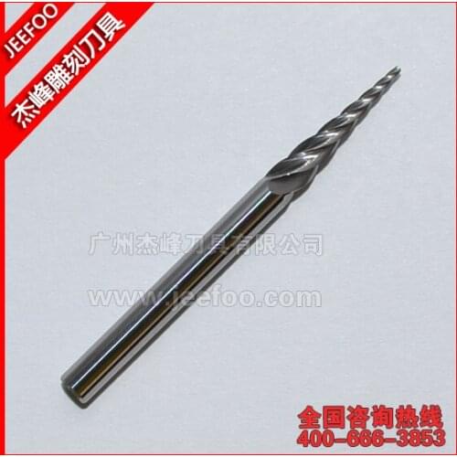 D3.175*0.7 Five Flutes Taper End Mill/ Solid Carbide CNC Taper End Mill /CNC Router Bits