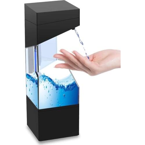 500ml Automatic Soap Dispenser Touchless Infrared Motion Sensor Hands Free for Bathroom Kitchen 25.5x8x8cm WWO66