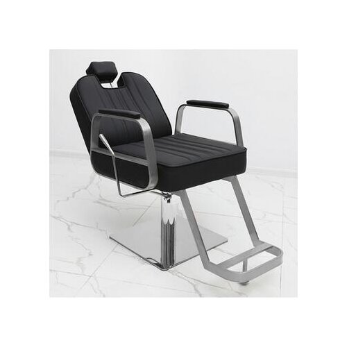 European hairdressing chair. Special hair salons haircut chair. Barber chair. Salon chair