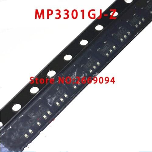 50PCS /100PCS /200PCS MP3301GJ-LF-Z MP3301GJ-Z Screen Printing IN6CF/1N6CF 1N6XX SOT23-5 Patch Power Management IC