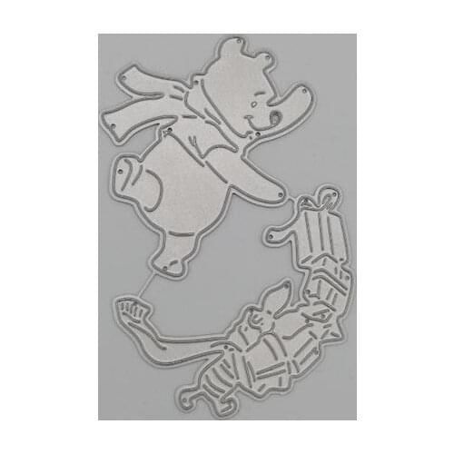 Bear Metal Cutting Dies for DIY Scrapbooking Album Paper Cards Decorative Crafts Embossing Die Cuts