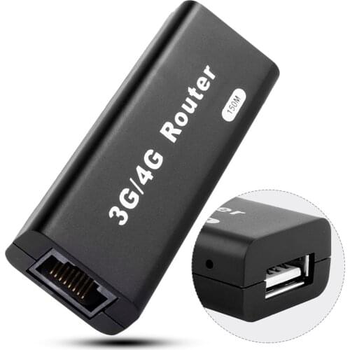 SOONHUA Mini WiFi Router USB Wireless Routers 3G Routers RJ45 2412-2483MHz With USB Cable Dropshipping New