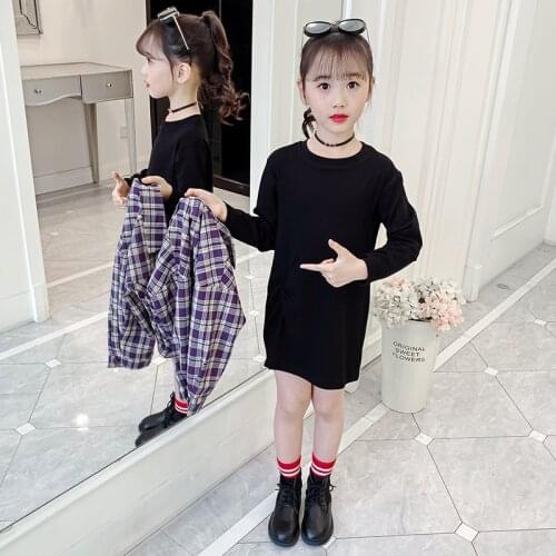 Girls autumn new style suit Girls long sleeve dress jacket coat suit Girl plaid suit dress suit Girl dress suit