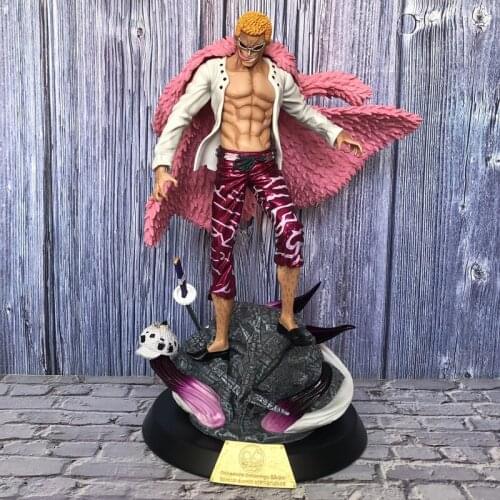 ONE PIECE GK Statue The Most Powerful 7 Wuhai Thread Fruit Donquixote Doflamingo Resin Action Figure Collection Model Toys C350
