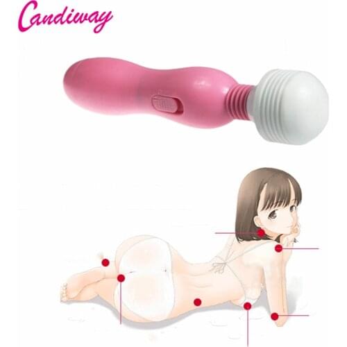 Candiway ABS Magic AV Stick Clitoris Massage Stimulate Vaginal Orgasm Squirt Adult Masturbation Sex Toys For Women